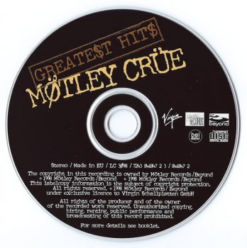 M&#246;tley Cr&#252;e - Greatest Hits [1998 EU 7243 846847 2 3]