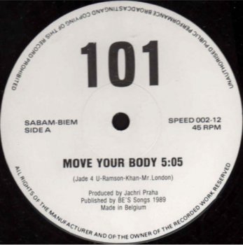101 - Move Your Body (Vinyl, 12'') 1989
