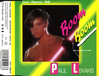 Paul Lekakis - Boom Boom (Remix '92) (CD, Maxi-Single) 1992