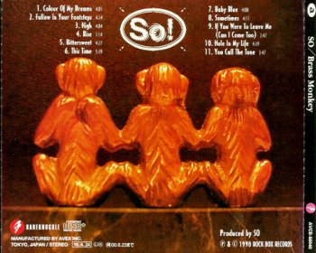 So! - Brass Monkey 1998 (Avex Inc./Japan)