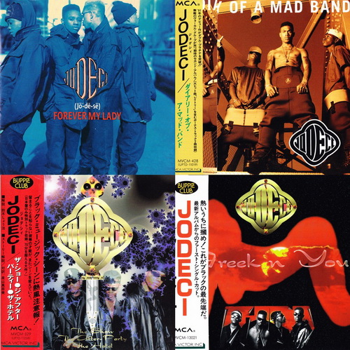 Jodeci - 4 Albums Japanese Release (1991, 1993, 1995, 1995 MCA Victor, Inc.)