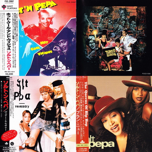 Salt-N-Pepa - 4 Albums Japanese Release (1987, 1990, 1993, 1997 Polydor K.K.)