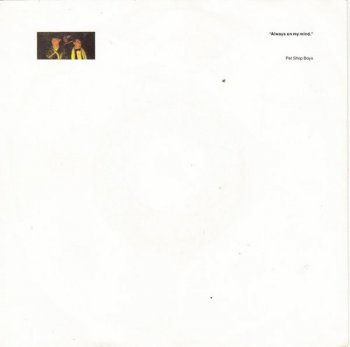 Pet Shop Boys - Always On My Mind (Vinyl, 7'') 1987