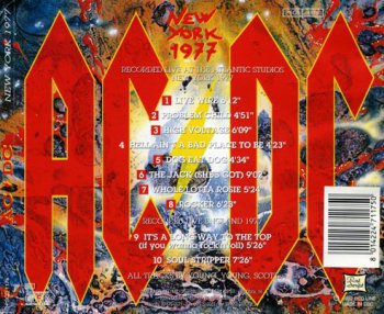 AC-DC - New York 1977 (1992 Bootleg)