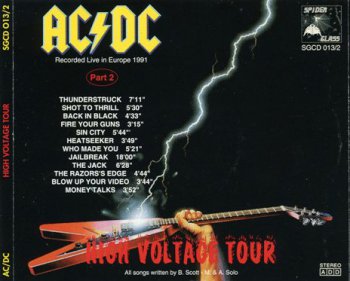 AC-DC - High Voltage Tour 1991 (Part 1 & 2/Bootleg 1994) 