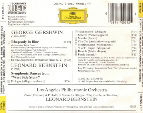 Gershwin-Bernstein - Rhapsody In Blue/ West Side Story