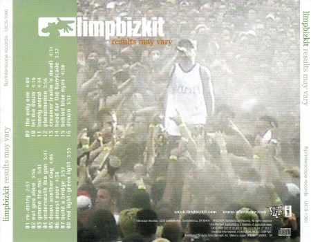 Limp Bizkit - Results May Vary [Japanese Edition] (2003) (Lossless)