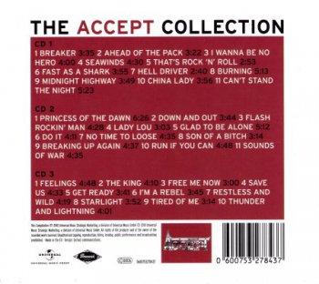 Accept - The Accept Collection [3CD] (2010)