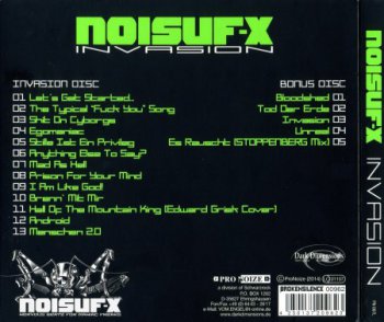 Noisuf-X - Invasion [2CD] (2014)