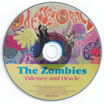 The Zombies - "Odessey And Oracle" - 1968 (Japan, TECI - 21220)