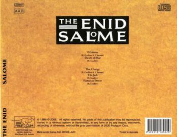 The Enid - Salome (1986) [Reissue 2008] 
