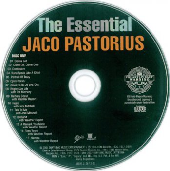 Jaco Pastorius - The Essential Jaco Pastorius 2CD (2007)
