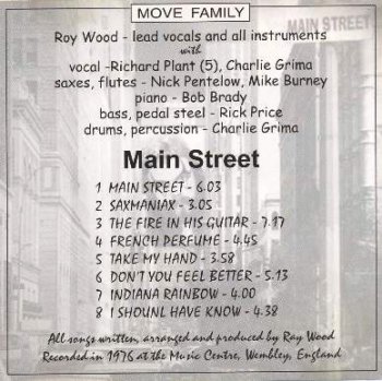 Roy Wood & Wizzard - Main Street (1976) [Reissue 2000]