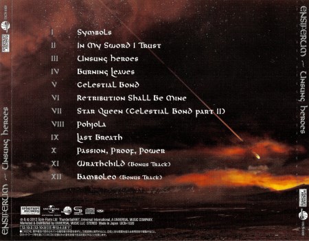 Ensiferum - Unsung Heroes [Japanese Edition] (2012)