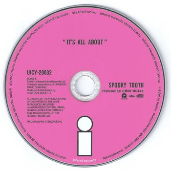 Spooky Tooth - “It’s All About” - 1968 (Japan, UICY - 20032)