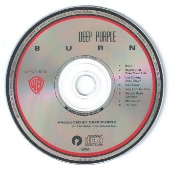 Deep Purple - "Burn" - 1974 (Japan, WPCR-872)