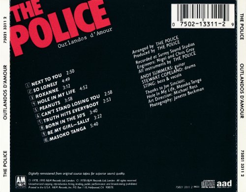 The Police - Outlandos d'Amour (1978)