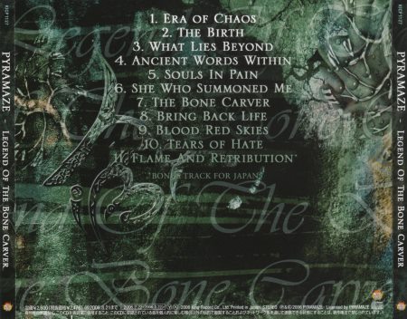 Pyramaze - Legend Of The Bone Carver [Japanese Edition] (2006)