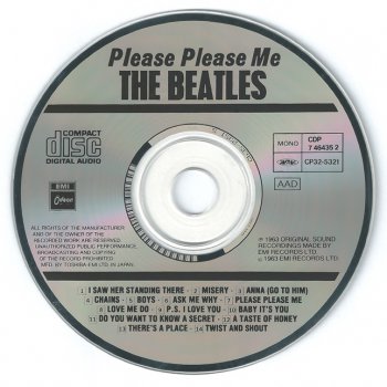 The Beatles - "Please Please Me" - 1963 (Japan, CP32-5321)