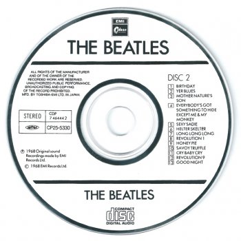 The Beatles - "The Beatles" - 1968 (Japan, CP32 - 5329-30)