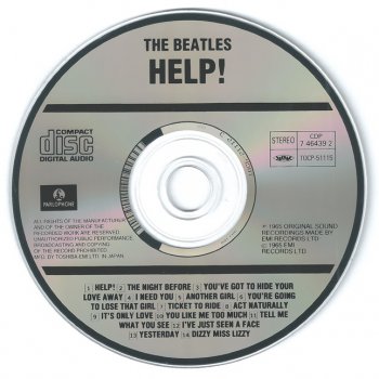 The Beatles - "Help!" - 1965 (Japan, TOCP-51115)