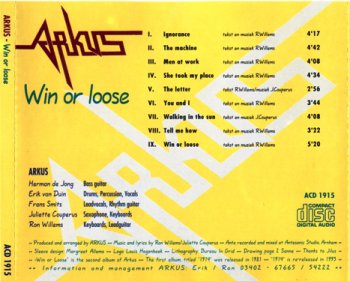 Arkus - Win Or Loose (1991)