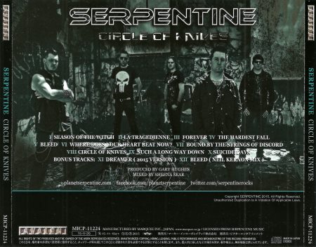 Serpentine - Circle Of Knives [Japanese Edition] (2015)
