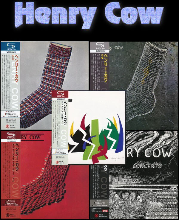 Henry Cow: 5 Albums Mini LP SHM-CD Belle Antique Japan 2015
