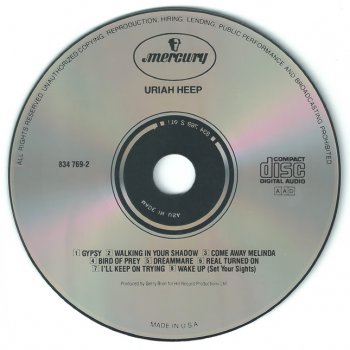 Uriah Heep - Uriah Heep - 1970 (Mercury 834 769-2)