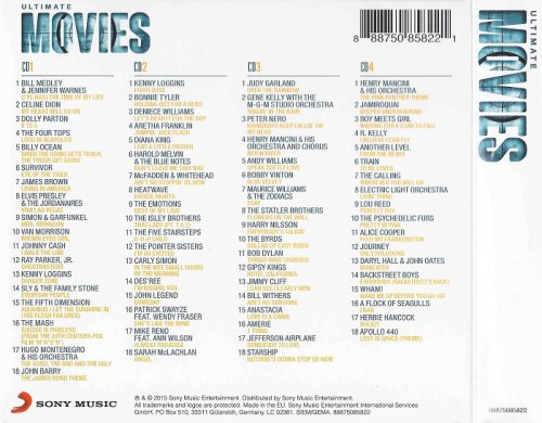 VA - Ultimate Movies: 4 CDs Of Great Hits From The Movies (2015)
