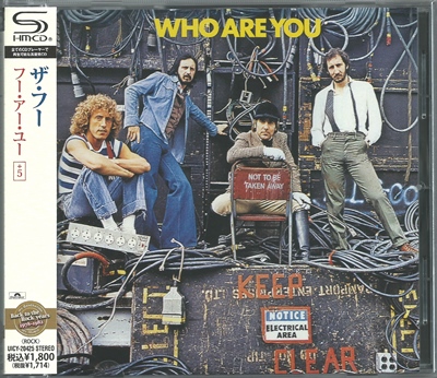 The Who - "Who Are You" - 1978 (Japan, UICY 20425)