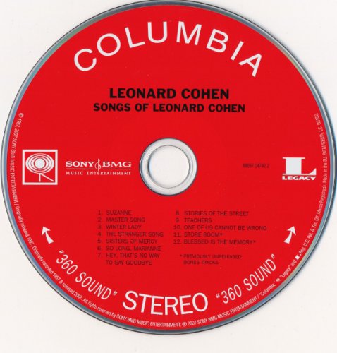 Leonard Cohen - Songs Of Leonard Cohen (1967/ 2007)