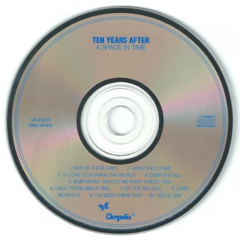 Ten Years After - "A Space In Time" - 1971 (Chrysalis VK 41001)