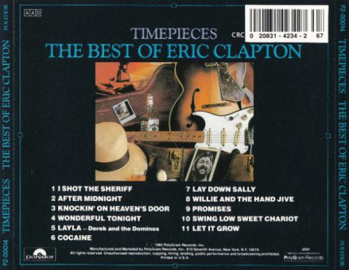 Eric Clapton - Timepieces - The Best Of Eric Clapton (1982/ 1992)