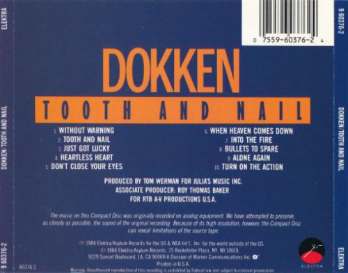Dokken - Tooth And Nail (1984)