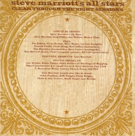 Steve Marriott's All Stars - Clear Through The Night (1975) [Reissue 2007]