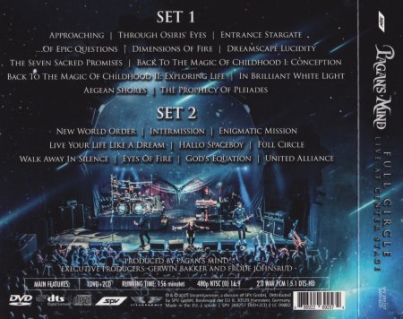 Pagan's Mind - Full Circle: Live At Center Stage [2CD] (2015)
