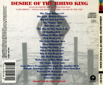 Adrian Belew - Desire Of The Rhino King (1991)