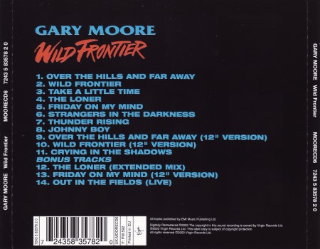 Gary Moore - Wild Frontier (1987) [2003]