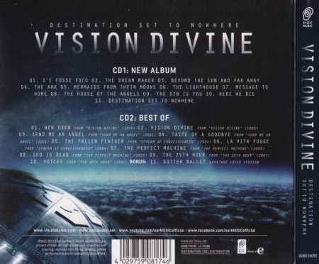 Vision Divine - Destination Set To Nowhere [2CD] (2012)