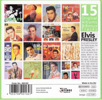Elvis Presley - 15 Original Albums & Bonus Tracks [10CD Box Set] (2014)
