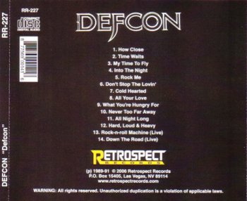 Defcon - Defcon (1989) [Reissue 2006]