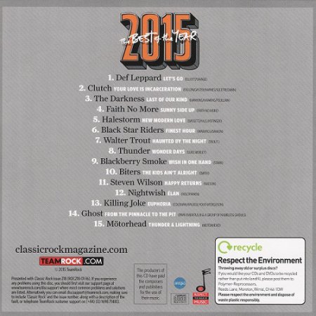 VA - Classic Rock Magazine presents: The Best Of The Year 2015 (2015)