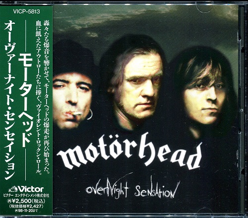 Motorhead - Overnight Sensation [Japanese Edition, 1-st press] (1996)