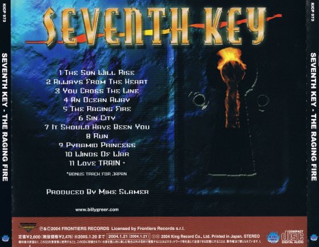 Seventh Key - The Raging Fire [Japanese Edition] (2004)