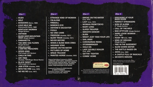 Deep Purple - Shades 1968-1998 [4CD Box-Set] (1999)