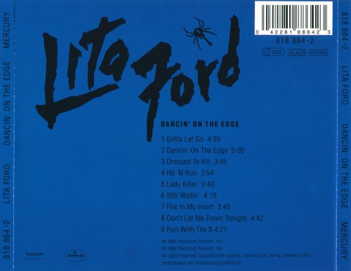 Lita Ford - Dancin' On The Edge (1984)