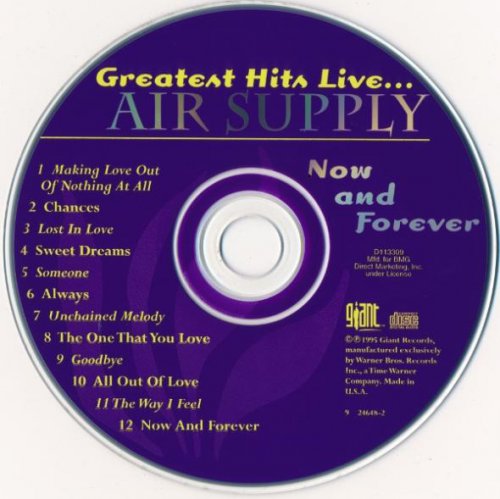 Air Supply - Greatest Hits Live... Now and Forever (1995)