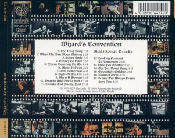 Eddie Hardin & Friends - Wizard's Convention (1976) [Reissue 1994] 