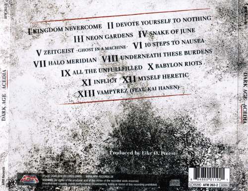 Dark Age - Acedia [Japanese Edition] (2009)